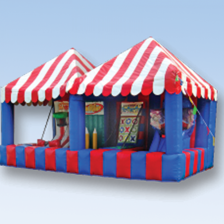 Double inflatable Game Tent