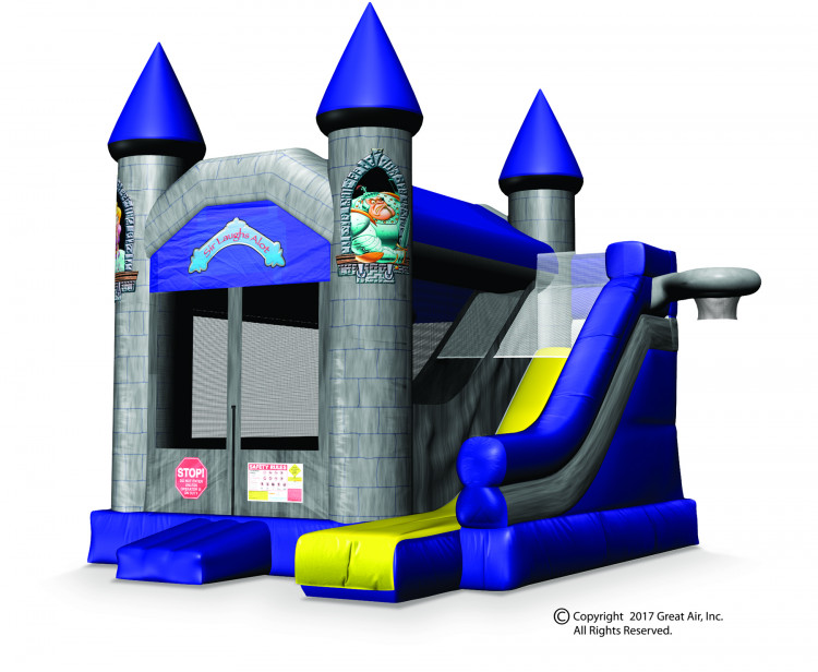 5-in-1 inflatable bouncy castle